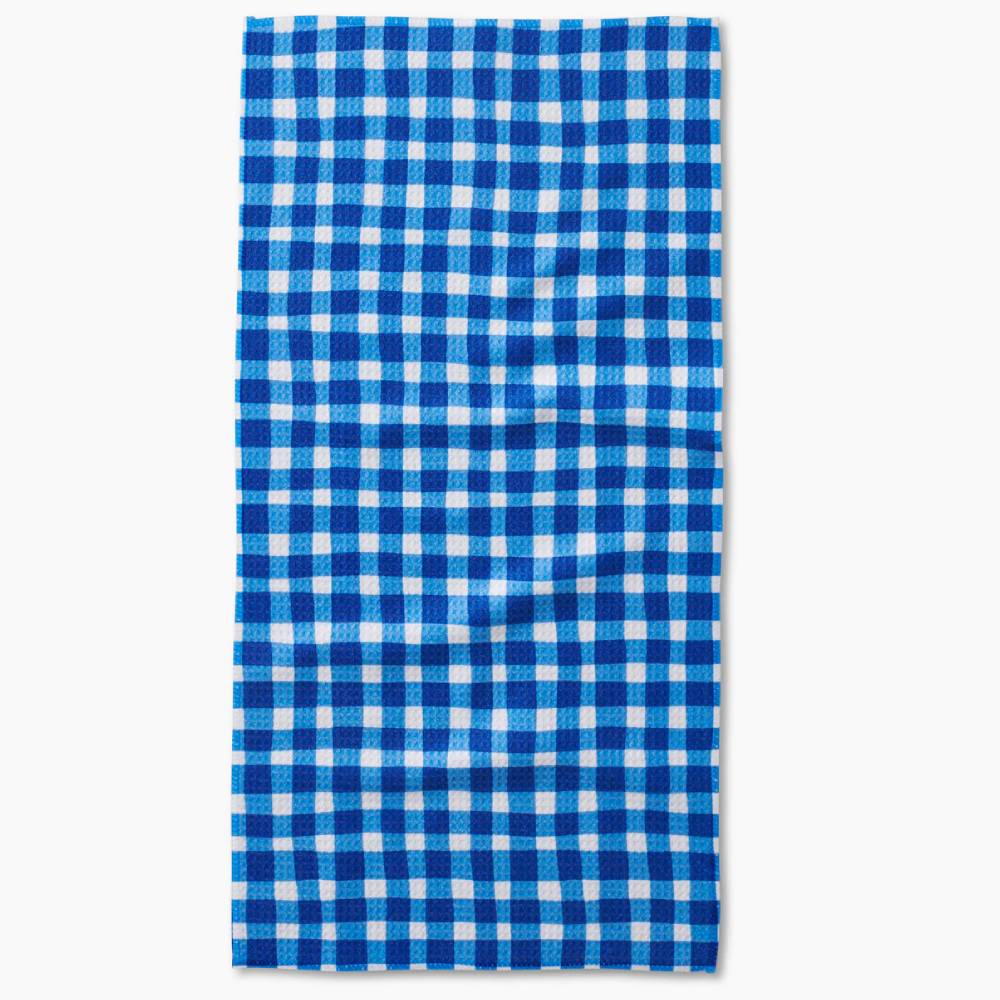 Summer Plaid Bar Towel HOME & GIFTS - Tabletop + Kitchen - Kitchen Decor Geometry   