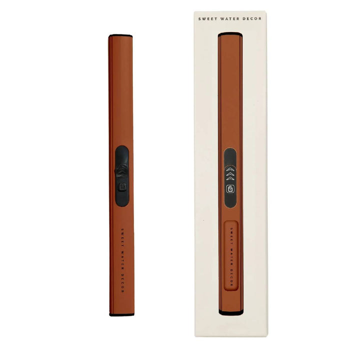 Rechargeable Electric Lighter - Burnt Orange