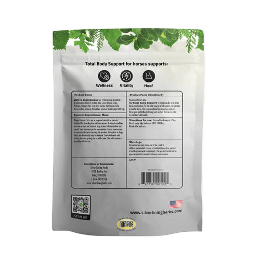 Silver Lining Total Body Support Equine - Supplements Silver Lining