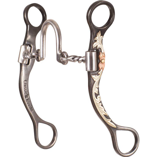 Classic Equine BitLogic 7-12" Browned Iron Ported Twisted Wire Bit Tack - Bits Classic Equine   