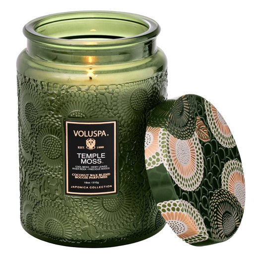 Voluspa Temple Moss Large Jar Candle HOME & GIFTS - Home Decor - Candles + Diffusers Voluspa   