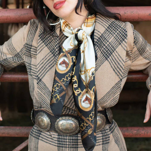 Fringe Scarves "Belmont" Long Wild Rag ACCESSORIES - Additional Accessories - Wild Rags & Scarves Fringe Scarves   
