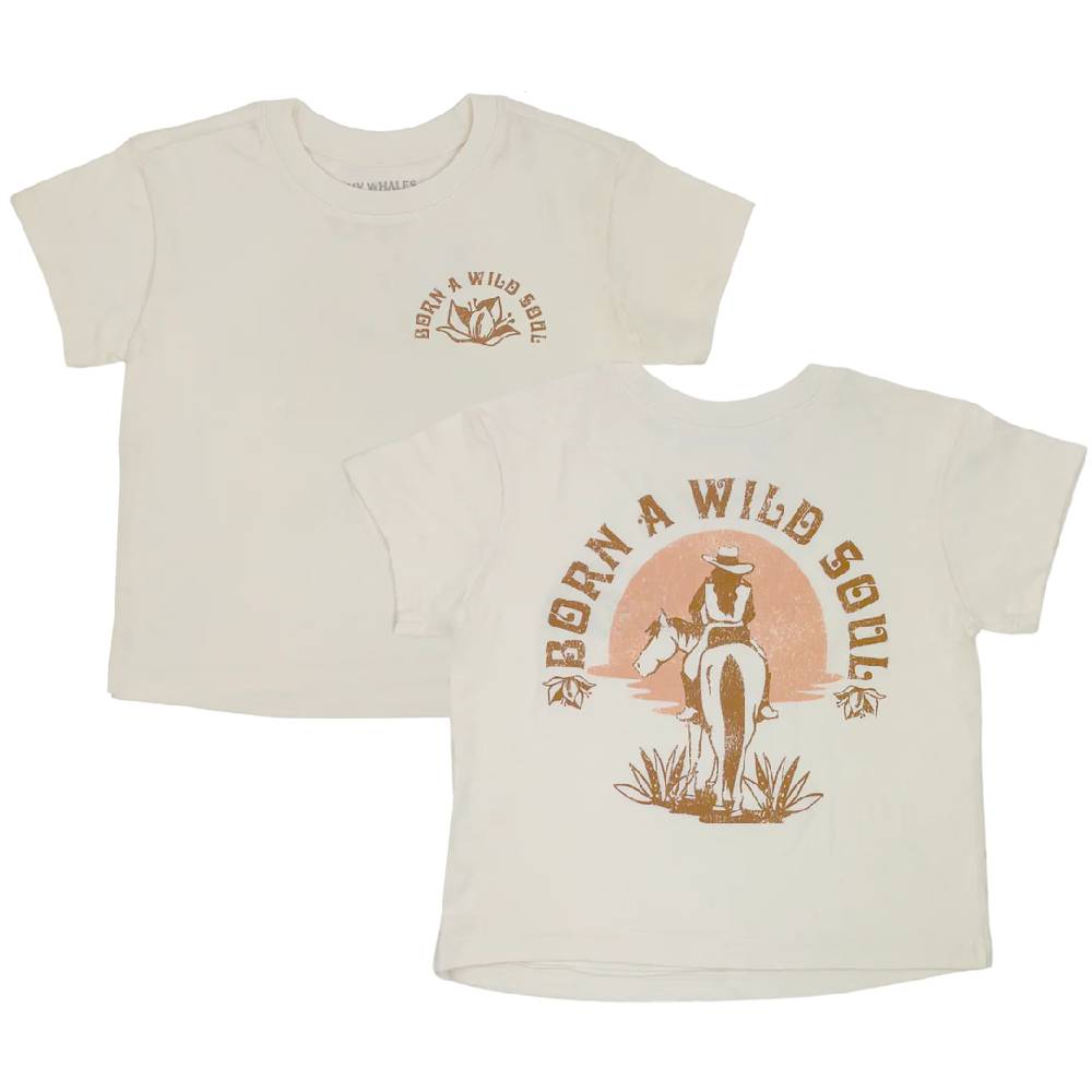 Tiny Whales Girl's Wild Soul Boxy Tee KIDS - Baby - Baby Girl Clothing Tiny Whales   