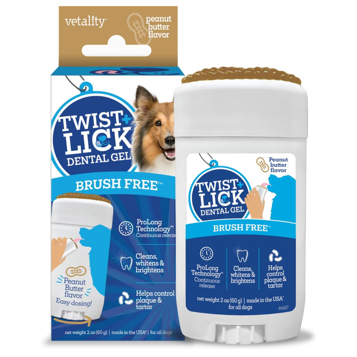 Twist Lick Peanut Butter Dental Gel