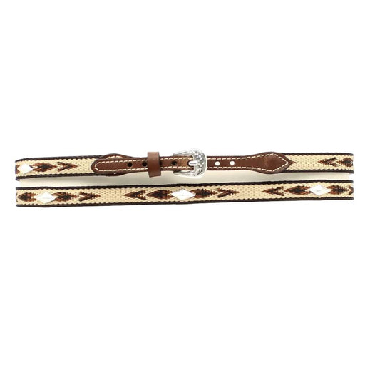 Twister 1/2" Embroidered and Conchos Hatband HATS - HAT RESTORATION & ACCESSORIES M&F Western Products   