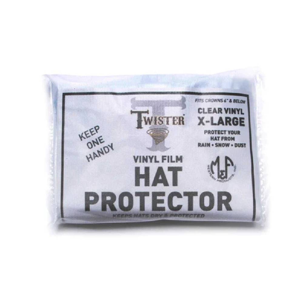 Twister Vinyl Clear Hat Protector - XL HATS - HAT RESTORATION & ACCESSORIES M&F Western Products   