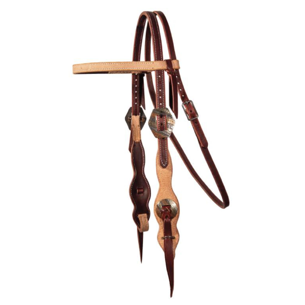 Professional's Choice Two Tone Tassel Quick Change Browband Headstall Tack - Headstalls Professional's Choice   