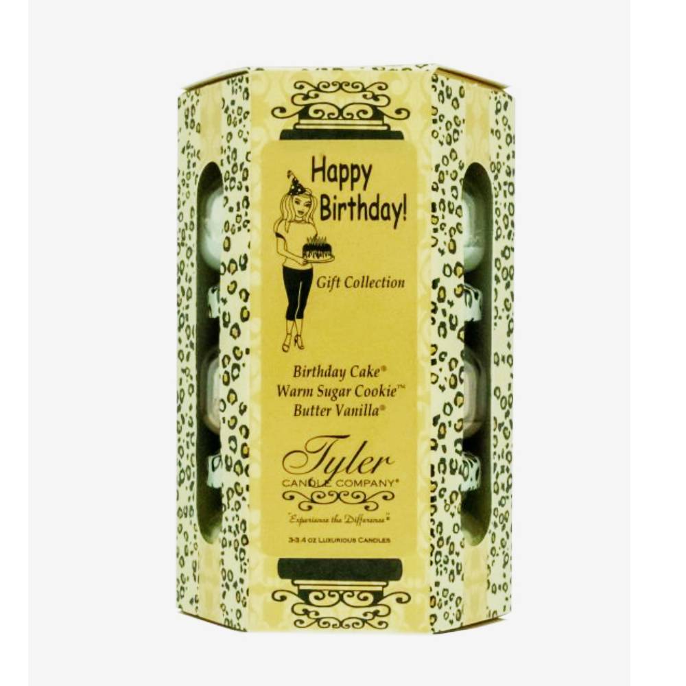 Happy Birthday Candle Gift Collection HOME & GIFTS - Home Decor - Candles + Diffusers TYLER CANDLE COMPANY   