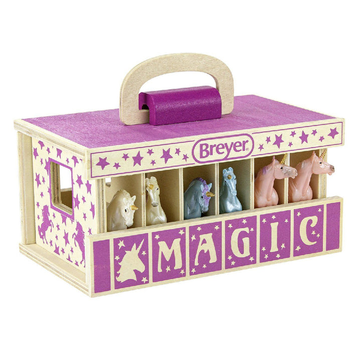 Breyer Unicorn Magic Wood Carry Stable KIDS - Accessories - Toys Breyer   