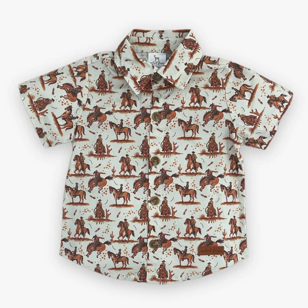 Velvet Fawn Boy's Nash Rodeo Button Down Shirt KIDS - Boys - Clothing - Shirts - Long Sleeve Shirts Velvet Fawn   