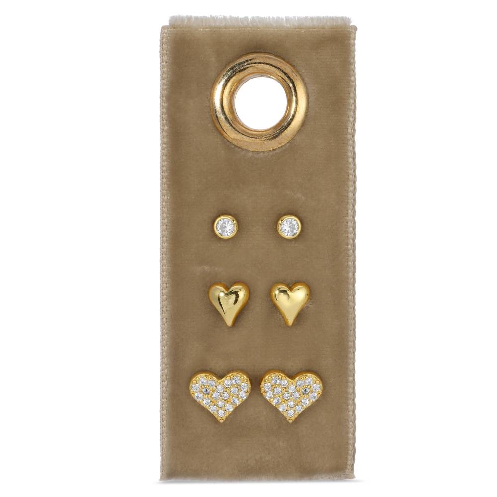 Velvet Gift Set - Heart Earrings WOMEN - Accessories - Jewelry - Earrings Splendid Iris   