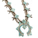 Vintage Dishta Turquoise Inlay Squash Blossom Necklace WOMEN - Accessories - Jewelry - Necklaces MISC