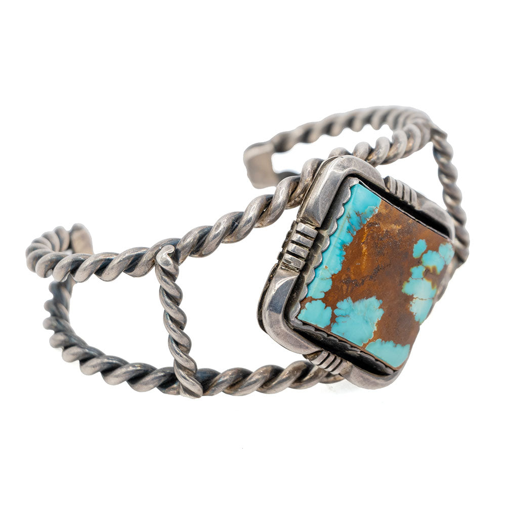 Vintage Louise Platero Turquoise Cuff Bracelet WOMEN - Accessories - Jewelry - Bracelets TESKEY'S