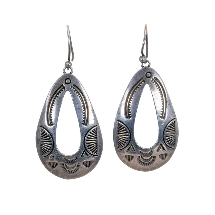 Vintage Stamped Sterling Tear Drop Earrings WOMEN - Accessories - Jewelry - Earrings Linda Winter