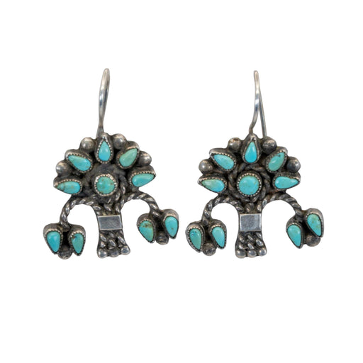 Vintage Wire Work Turquoise Bouquet Earrings WOMEN - Accessories - Jewelry - Earrings Linda Winter