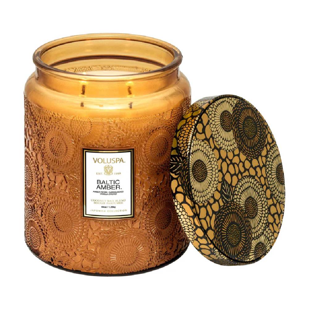 Voluspa Baltic Amber Luxe Jar Candle HOME & GIFTS - Home Decor - Candles + Diffusers Voluspa   