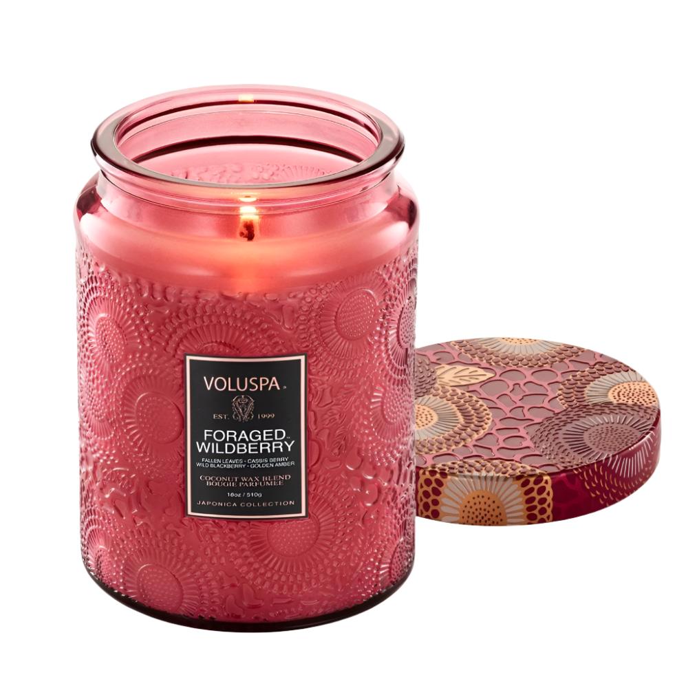 Voluspa Foraged Wildberry Large Jar Candle HOME & GIFTS - Home Decor - Candles + Diffusers Voluspa   