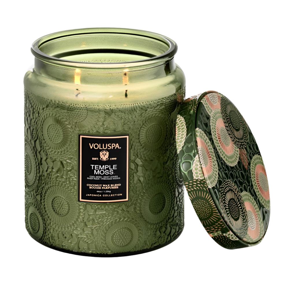 Voluspa Temple Moss Luxe Jar Candle HOME & GIFTS - Home Decor - Candles + Diffusers Voluspa   