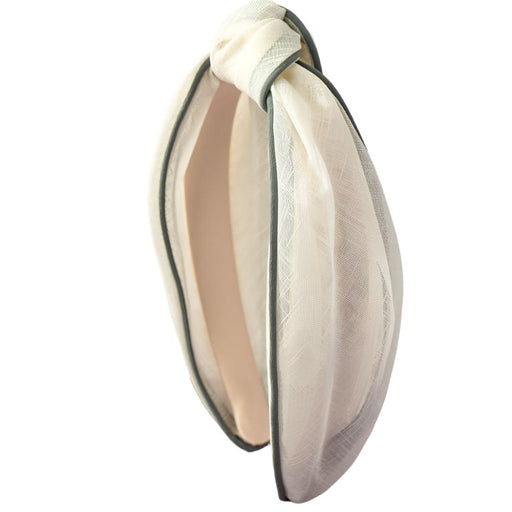 * Double Layer Linen Knotted Headband - White - FINAL SALE WOMEN - Accessories - Hair Accessories LA3Accessories