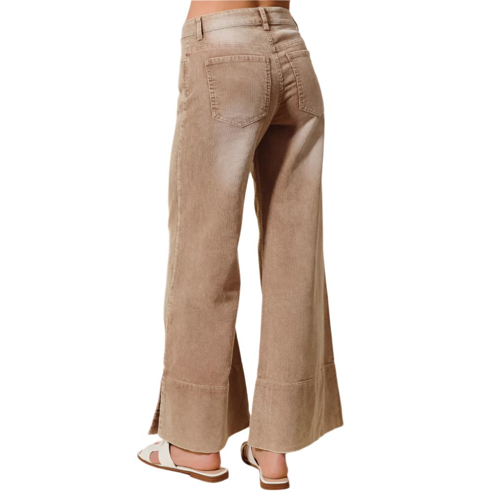 Wide Flared Corduroy Pant WOMEN - Clothing - Pants & Leggings So Me   