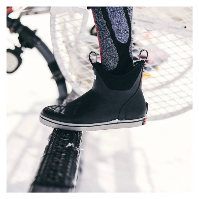 XTRATUF Black Women's Ankle Deck Boot WOMEN - Footwear - Boots - Work Boots XTRATUF