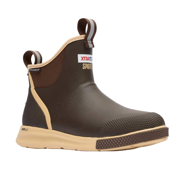 XTRATUF Women's Brown Ankle Deck Sport Boot