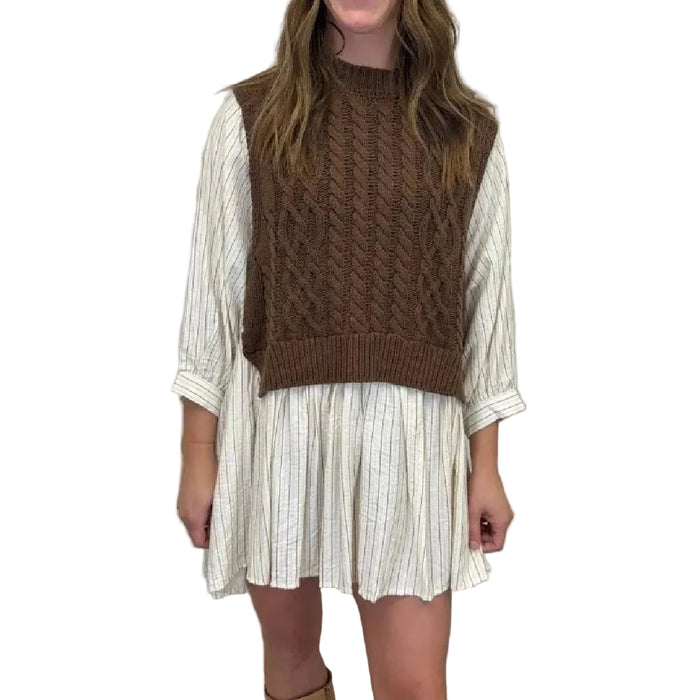 Women's Knit Vest Dress