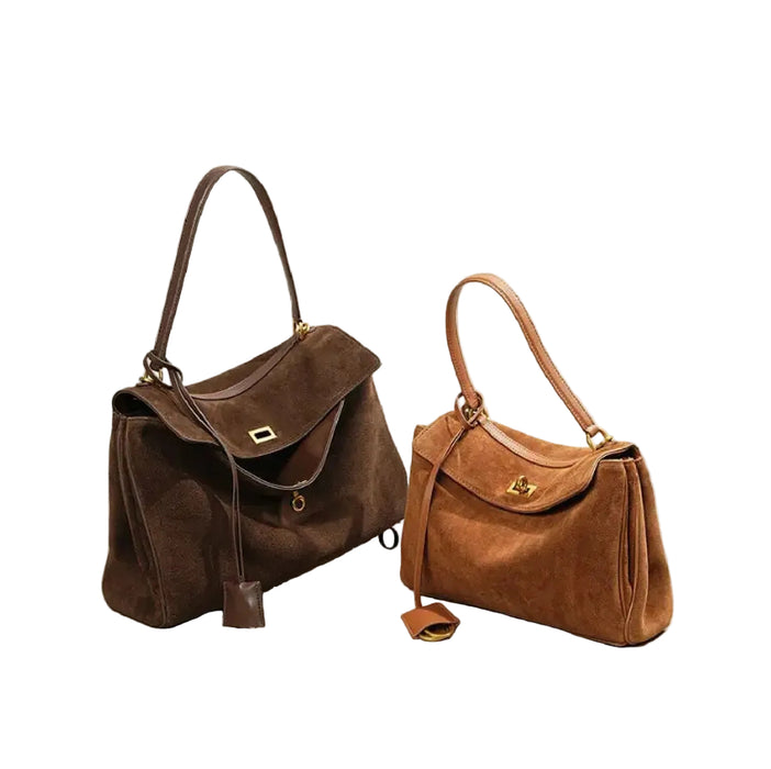 Women's Matte Leather Shoulder Bag