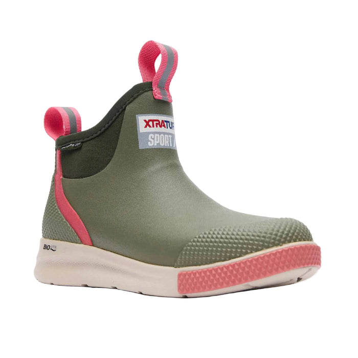 XTRATUF Women's Olive Ankle Deck Sport Boot