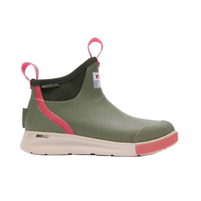 XTRATUF Women's Olive Ankle Deck Sport Boot