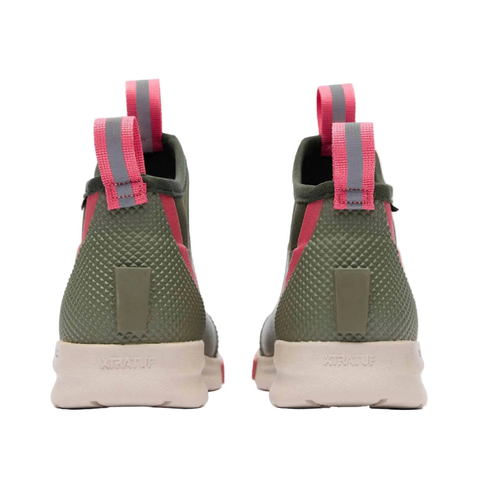 XTRATUF Women's Olive Ankle Deck Sport Boot