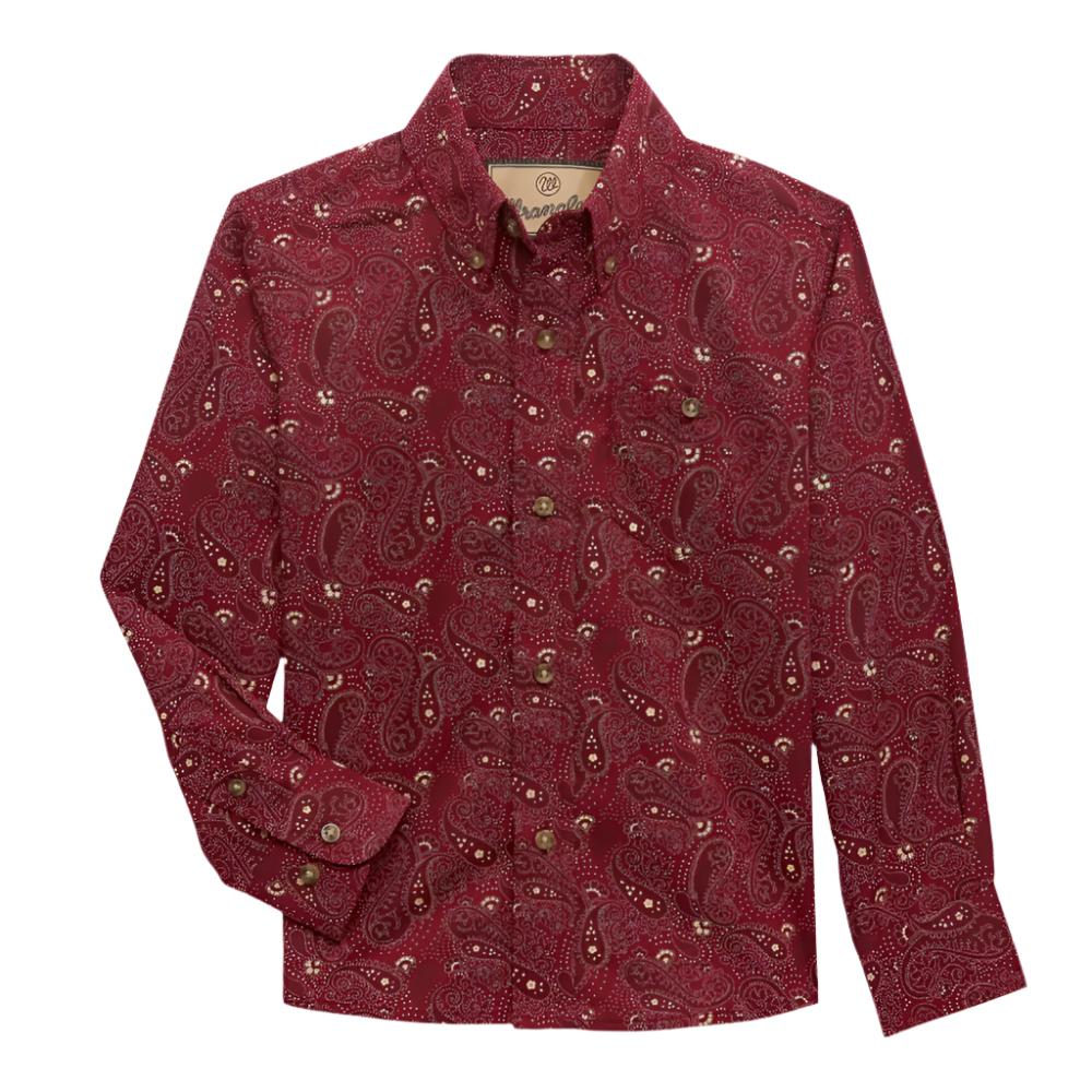 Wrangler Boy's Paisley Button Down Shirt KIDS - Boys - Clothing - Shirts - Long Sleeve Shirts Wrangler   