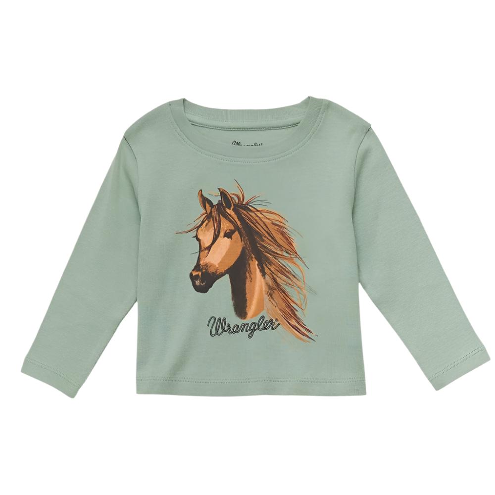 Wrangler Girl's Horse Graphic Tee KIDS - Baby - Baby Girl Clothing Wrangler   