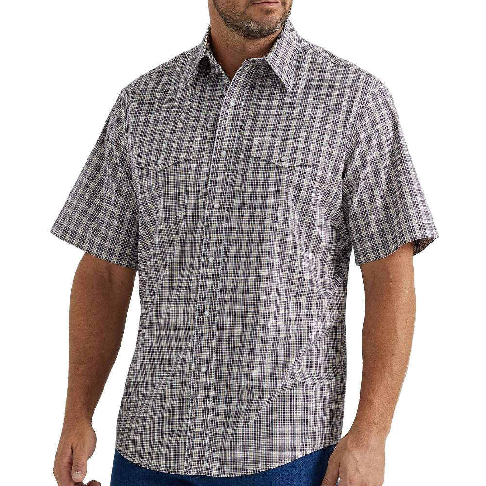 Wrangler Men's Plaid Print Shirt