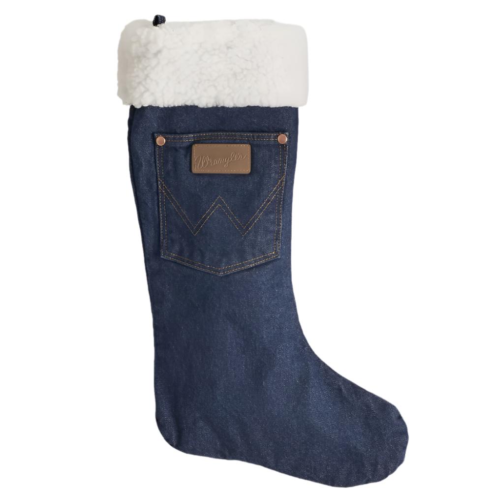 Wrangler Sherpa Denim Christmas Stocking HOME & GIFTS - Home Decor - Seasonal Decor Wrangler   