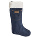 Wrangler Sherpa Denim Christmas Stocking HOME & GIFTS - Home Decor - Seasonal Decor Wrangler   