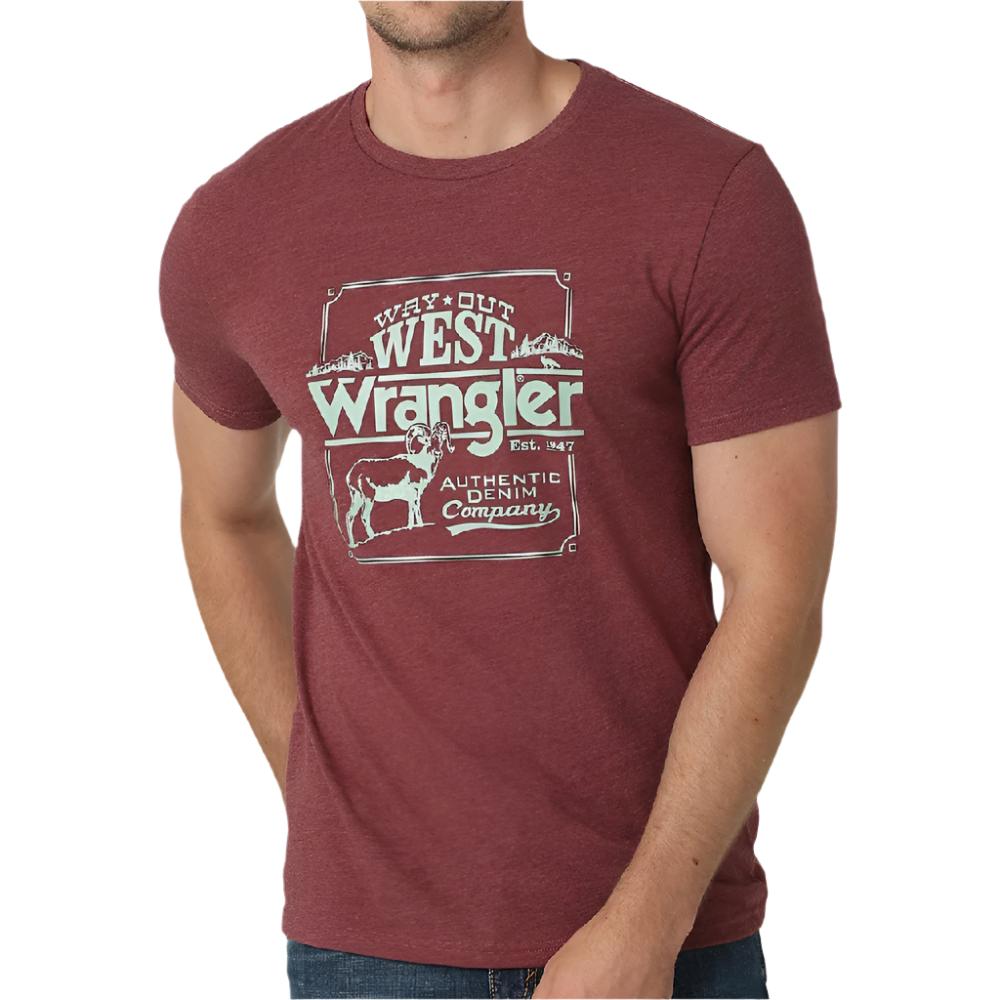 Wrangler Way Out West Tee MEN - Clothing - T-Shirts & Tanks Wrangler   