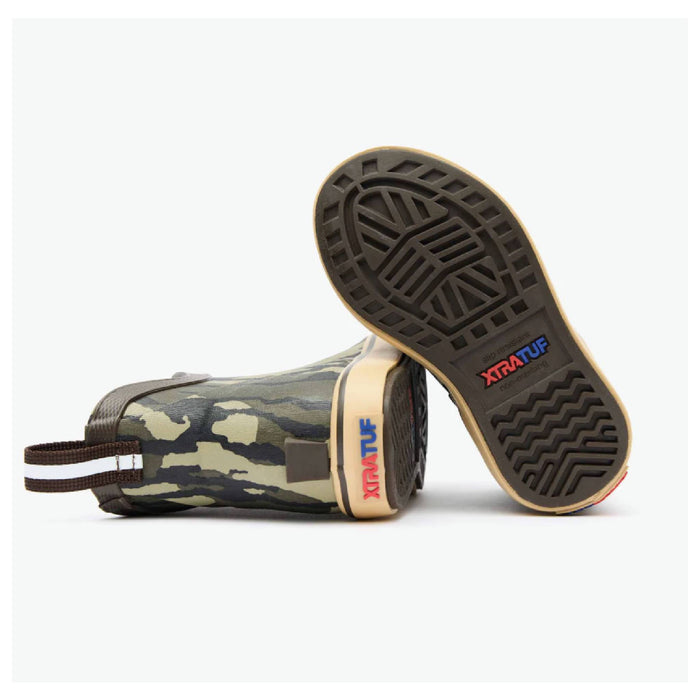 XTRATUF Kids' Mossy Oak® Bottomland Ankle Deck Boot