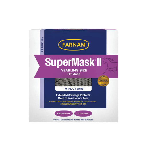 SuperMask II Yearling Fly Mask Equine - Fly & Insect Control Farnam