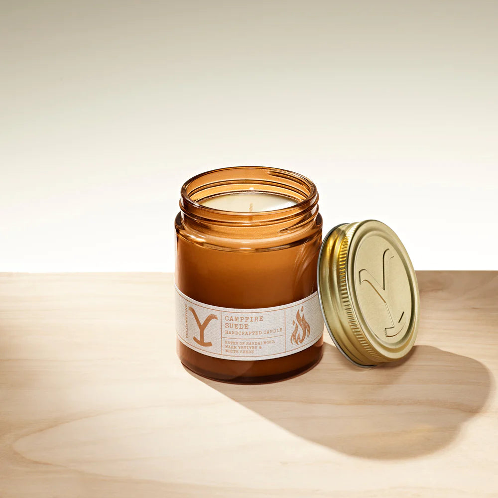 Yellowstone 8oz Candle - Campfire Suede HOME & GIFTS - Home Decor - Candles + Diffusers TRU FRAGRANCE   