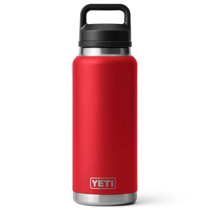 Yeti Rambler 36oz Bottle Chug Rescue Red