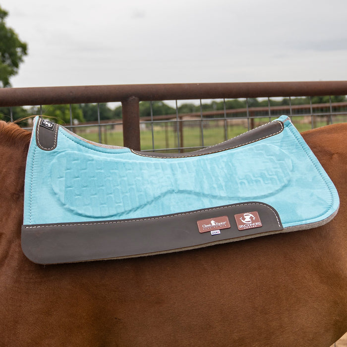 Classic Equine Zone Micro Suede/Felt Pad Tack - Saddle Pads Classic Equine