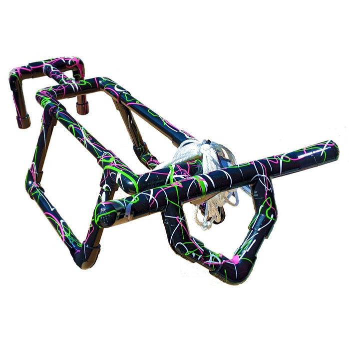 The Streak Rapid Roper II PVC Dummy Tack - Ropes & Roping San Saba Equine Lime/Pink