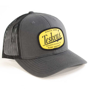 Teskey's Brazos River Cap - Charcoal/Black TESKEY'S GEAR - Baseball Caps Richardson   