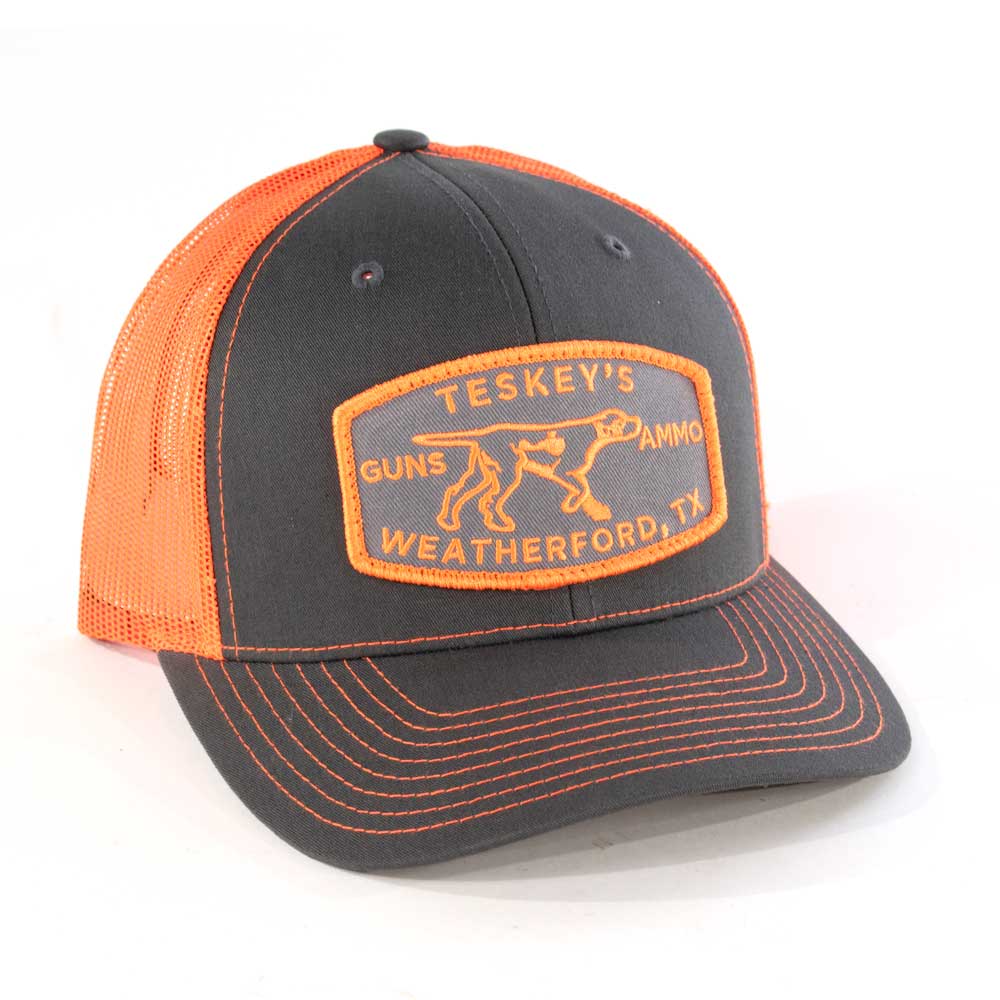 Teskey's G&A Pointer Cap - Orange/Grey — Teskeys