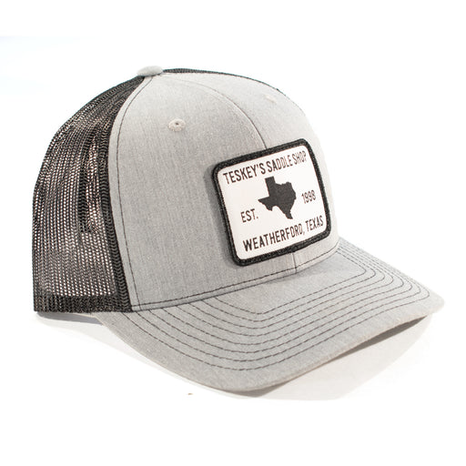 Teskey's 98 Saddle Shop Logo Cap - Heather Grey/Black TESKEY'S GEAR - Baseball Caps Teskey's