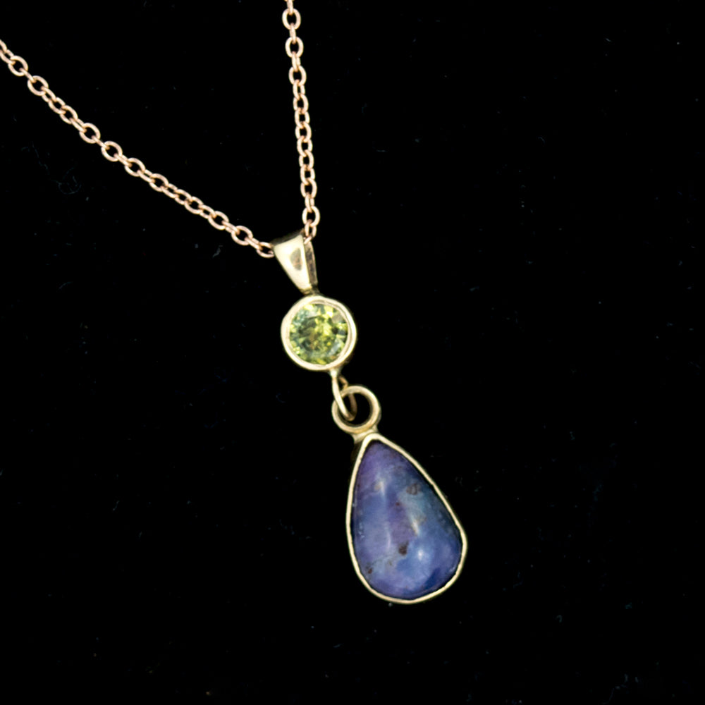Comstock Heritage Gemmy Sugilite and Green Sapphire Necklace WOMEN - Accessories - Jewelry - Necklaces COMSTOCK HERITAGE   