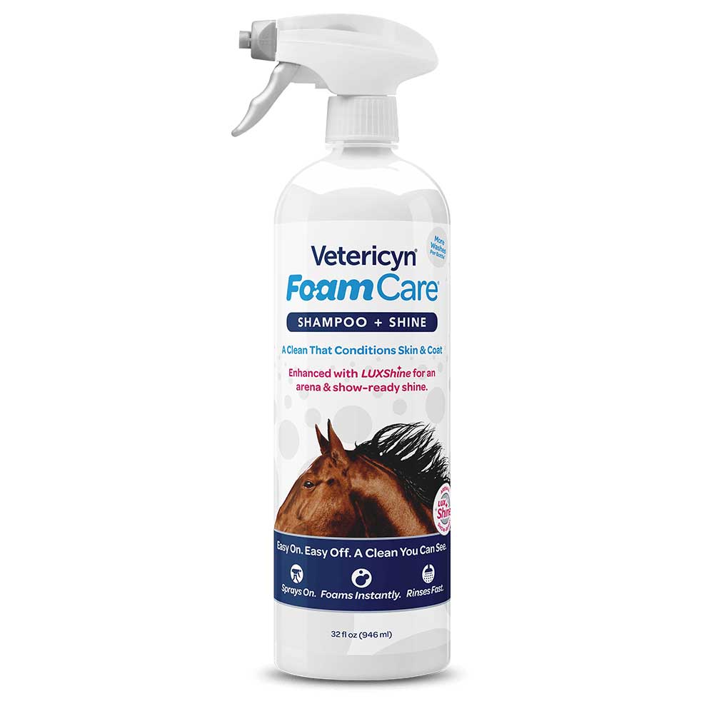 Vetericyn FoamCare Equine Shampoo Unclassified Vetericyn   
