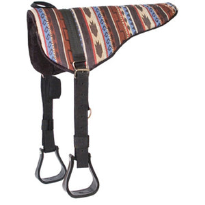 Sierra Herculon Bareback Saddle Pad With Stirrups Tack - Saddle Padstack Mustang Lasso Sierra  