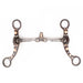 Antique Brown Copper Dotted Floating Spade Bit Tack - Bits Formay   
